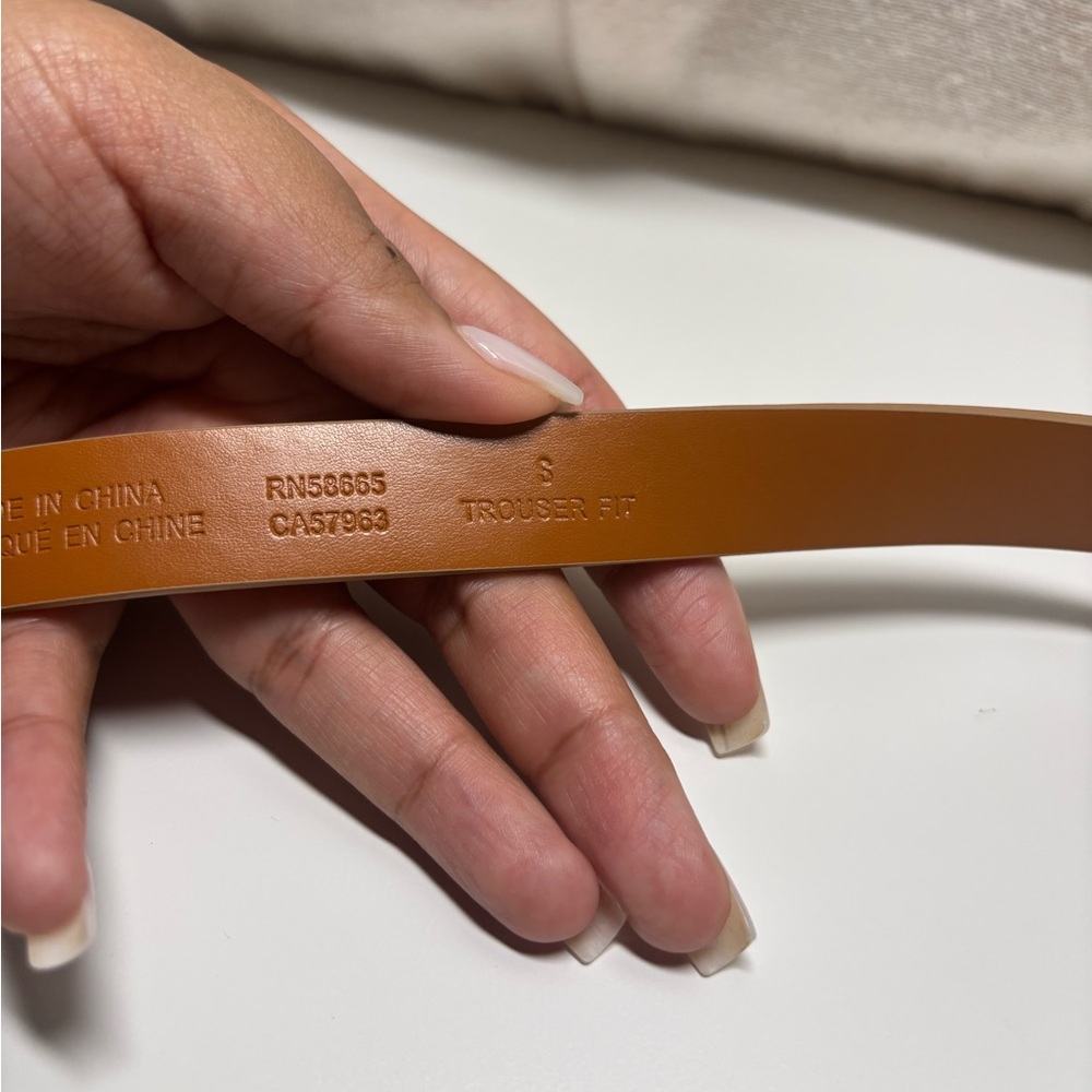 Nordstrom | Halogen Small Rose Gold Trouser Fit Belt | NWT - Picture 5 of 6